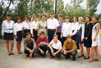 ыпускники 11класса, 1996г. Классный руководитель Афанасьева Ольга Николаевна